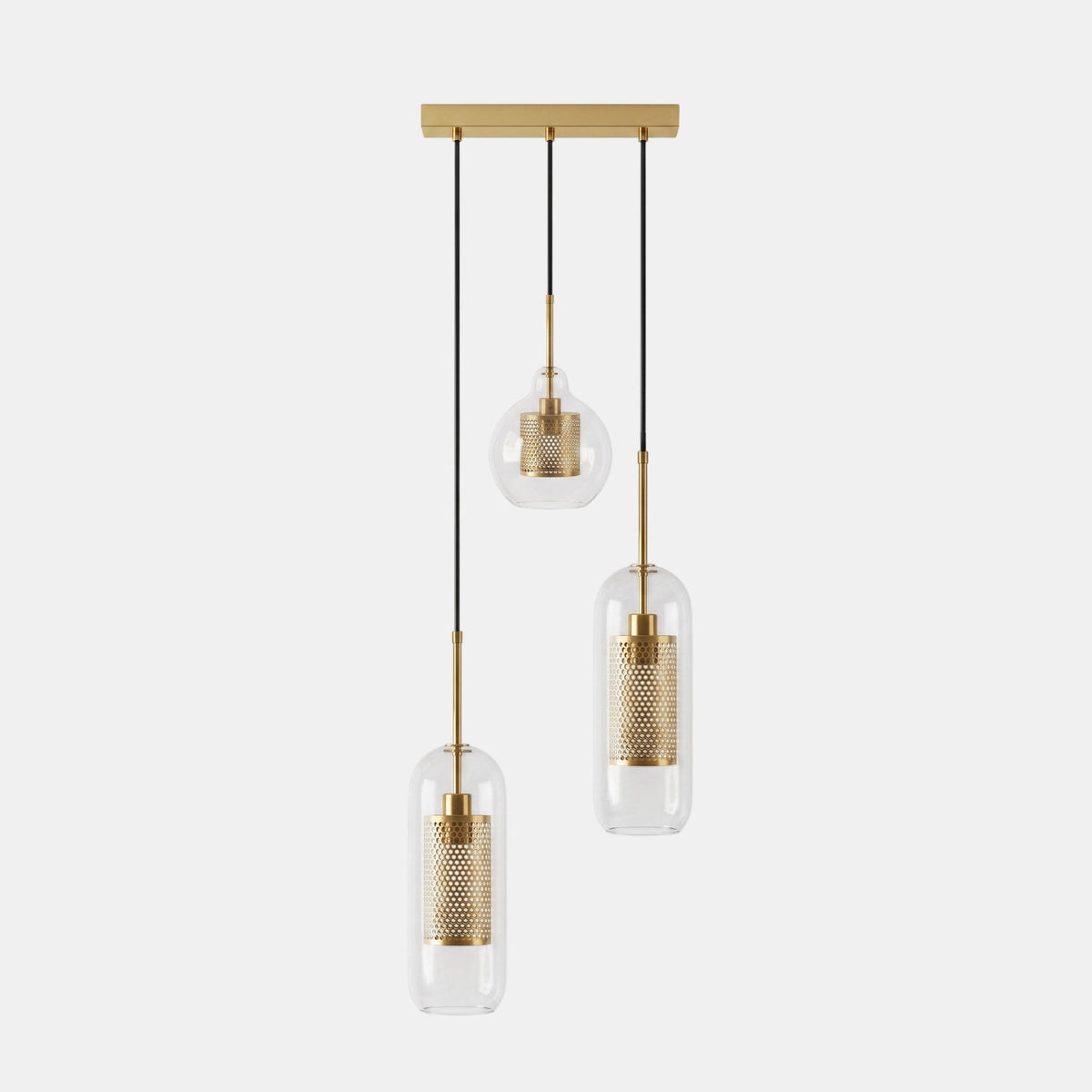Combined Chiswick Glass Pendant Light