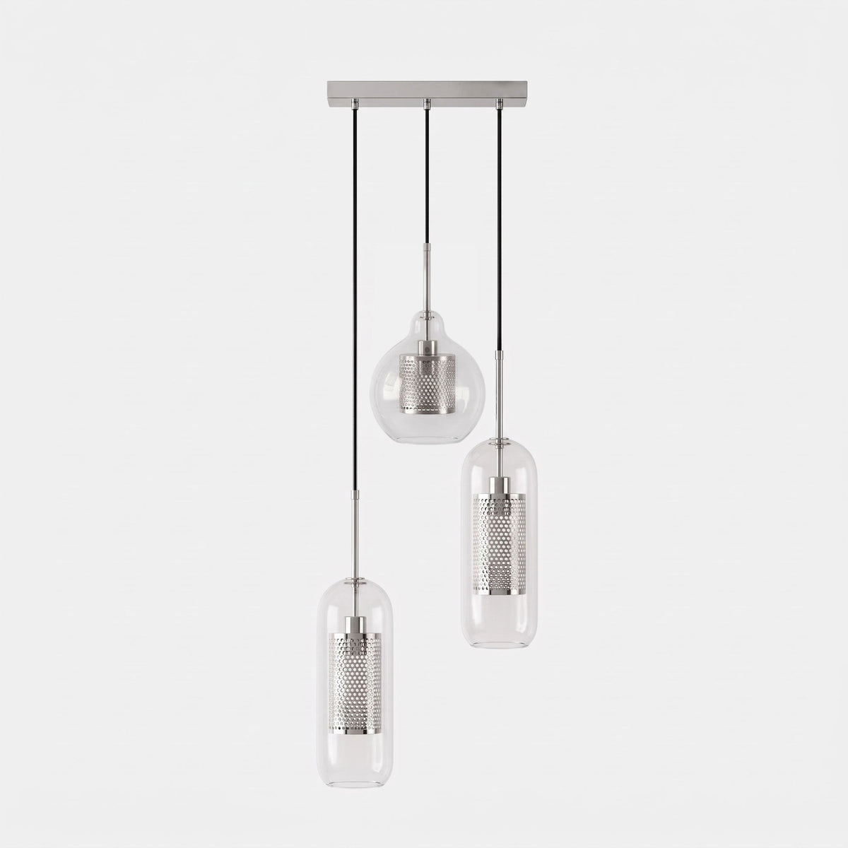 Combined Chiswick Glass Pendant Light