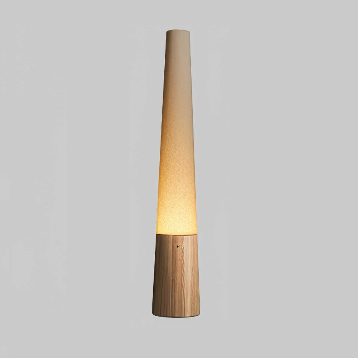 Cone Wooden Floor Lamp