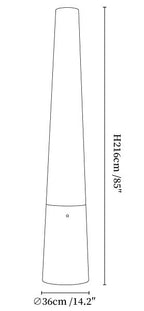 Cone Wooden Floor Lamp
