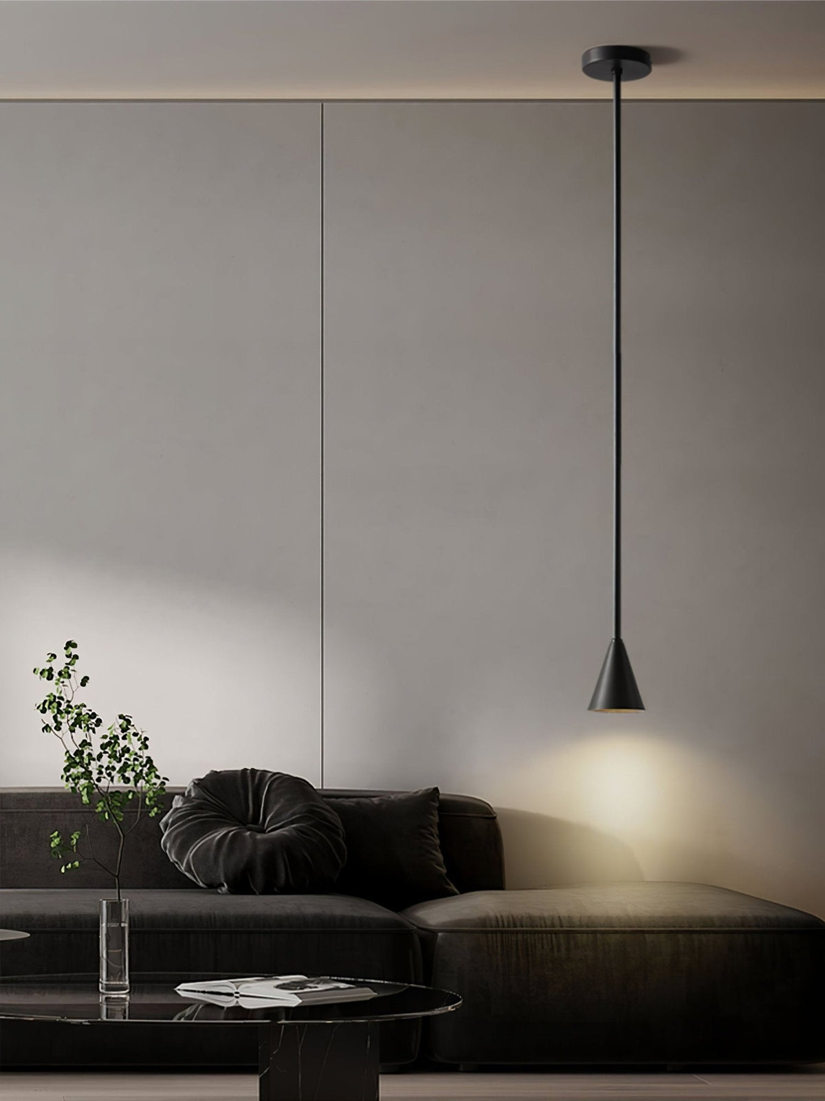 Conica Brass Pendant Light