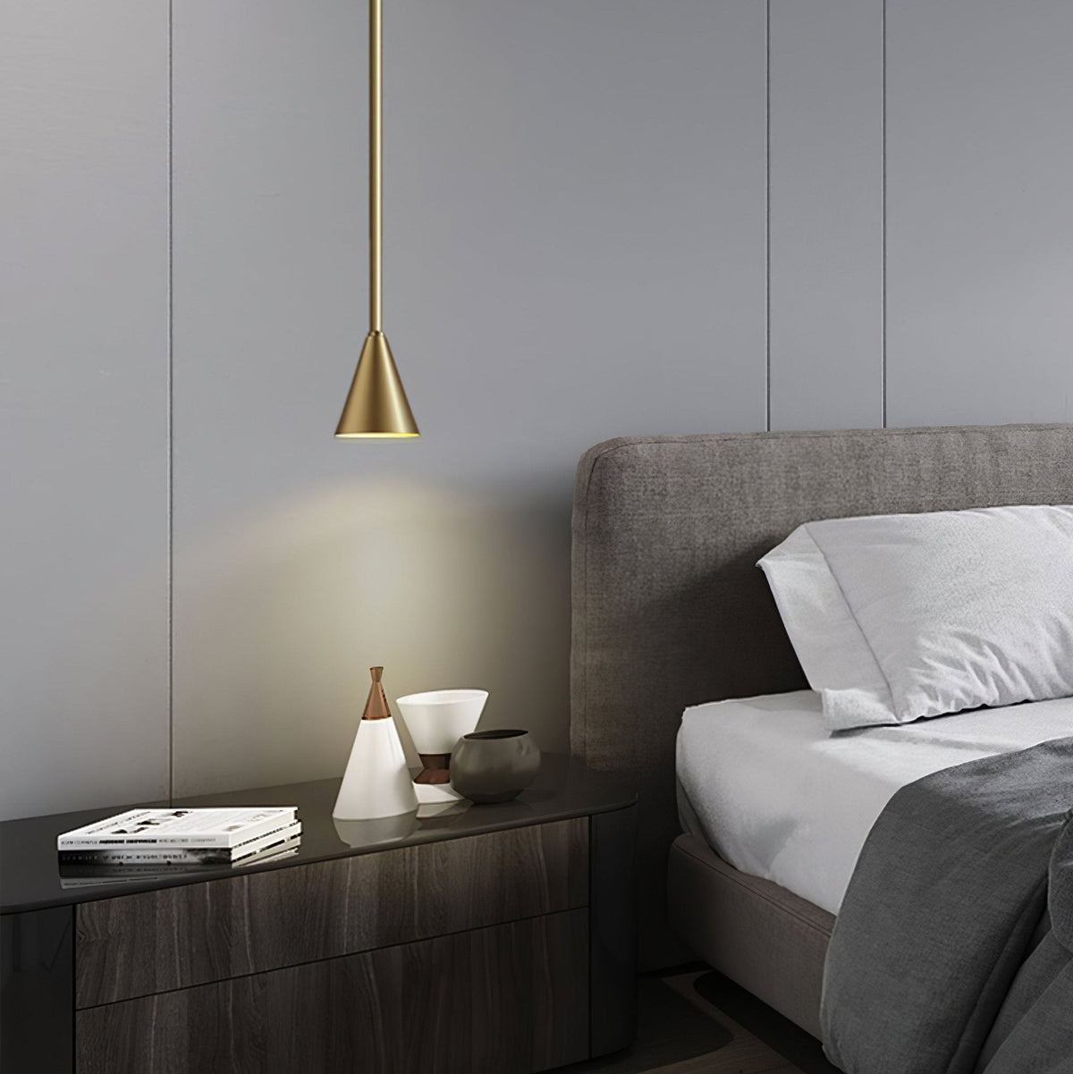 Conica Brass Pendant Light