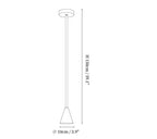 Conica Brass Pendant Light