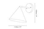 Conica Brass Wall Light