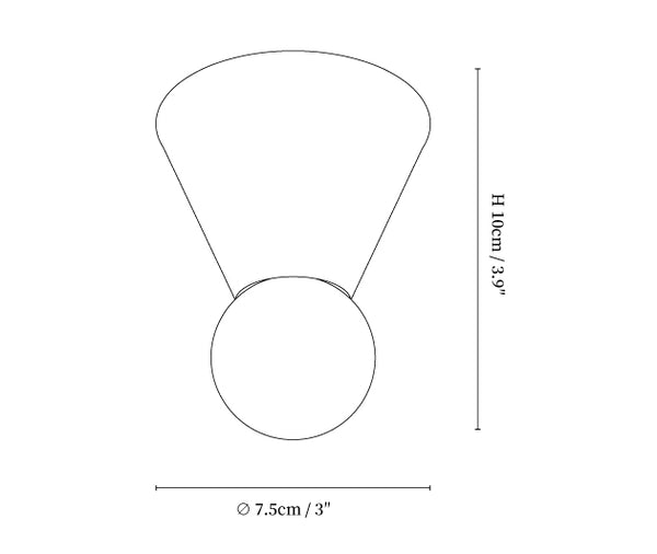 Conical Ceiling Lamp
