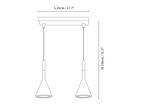 Conical Concrete Pendant Light