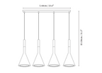 Conical Concrete Pendant Light