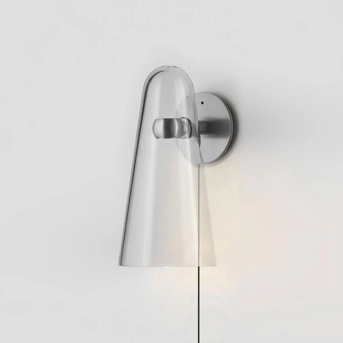 Conical Glass Plug - in Wall Lamp
