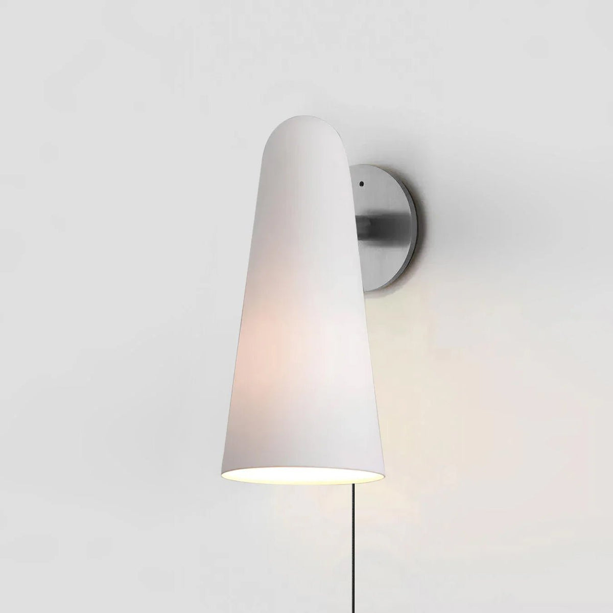 Conical Glass Plug - in Wall Lamp