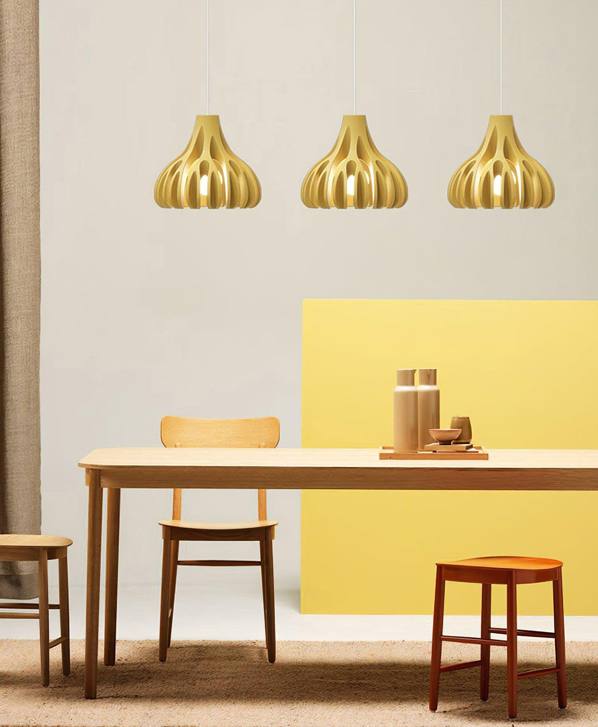 Coral Resin Pendant Lamp