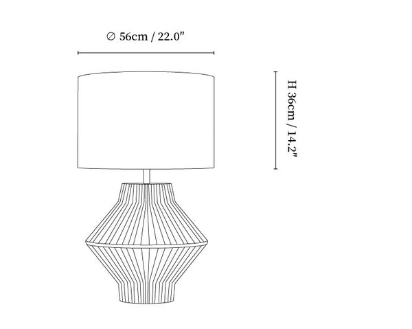 Cordis Loom Table Lamp