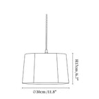 Cordova Rope Drum Pendant Light