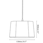 Cordova Rope Drum Pendant Light
