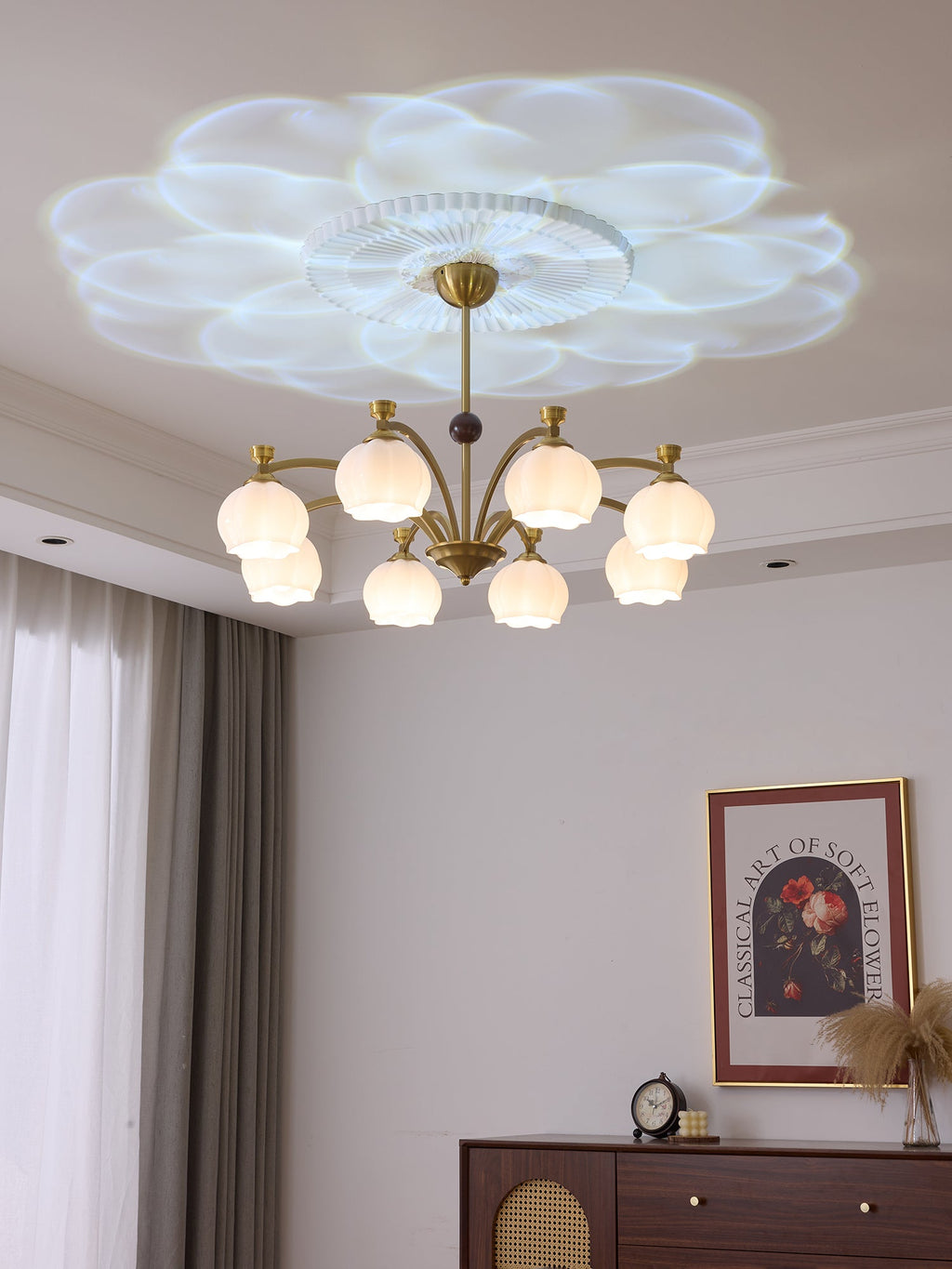 Corinne Arc Chandelier
