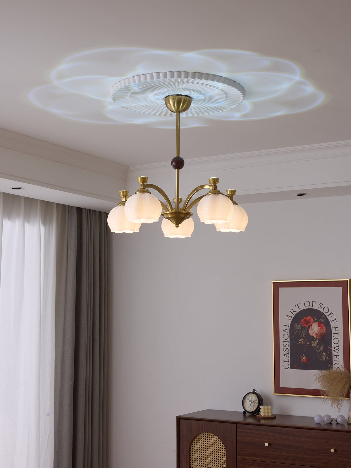 Corinne Arc Chandelier