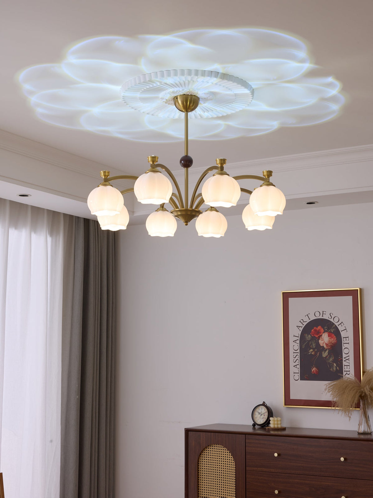 Corinne Arc Chandelier