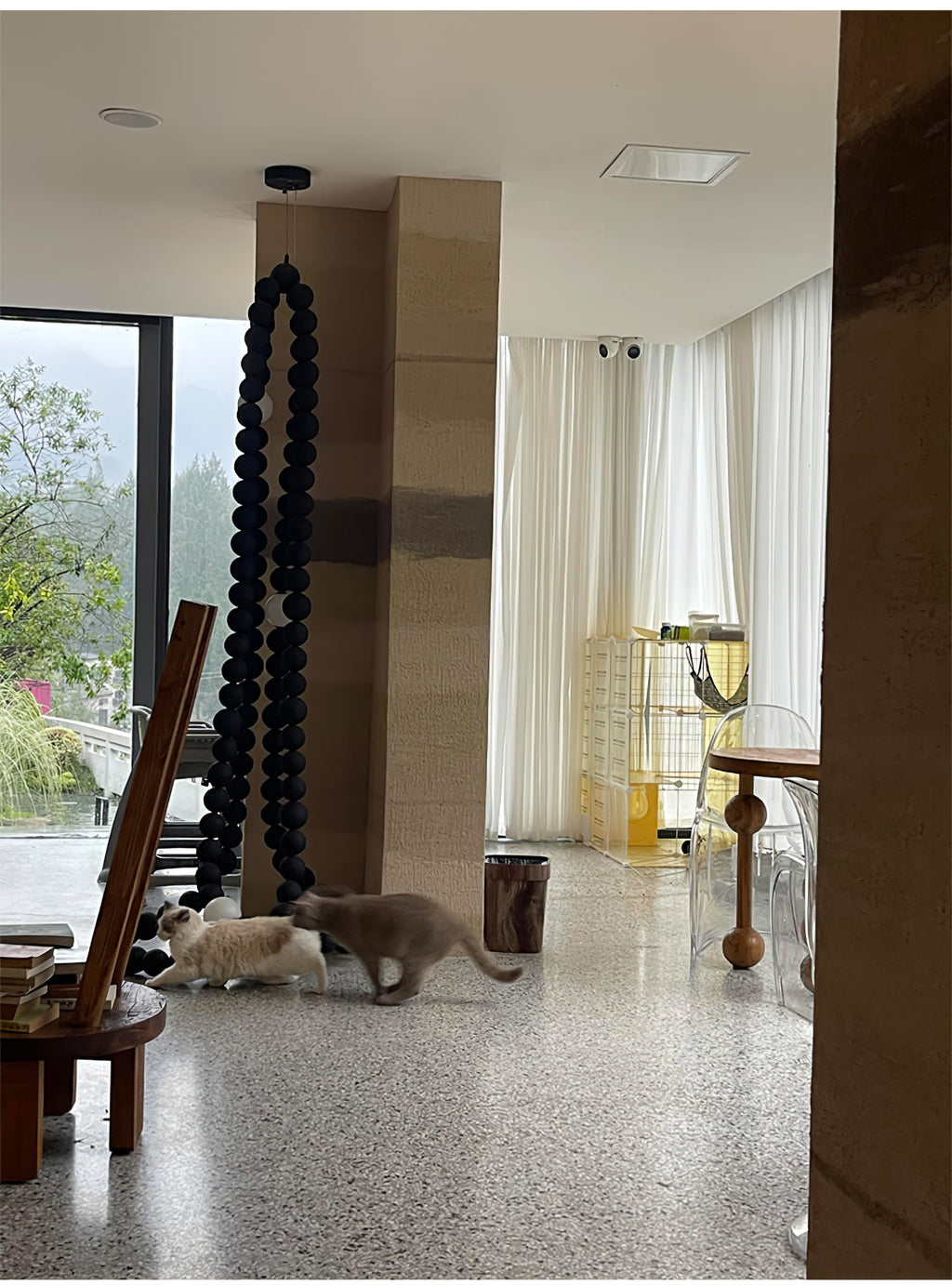 Cosmic Beads Chandelier