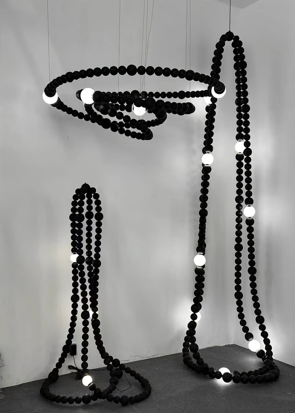 Cosmic Beads Chandelier