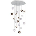 Cosmic Sphere Cascade Chandelier