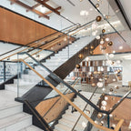 Cosmic Sphere Cascade Chandelier