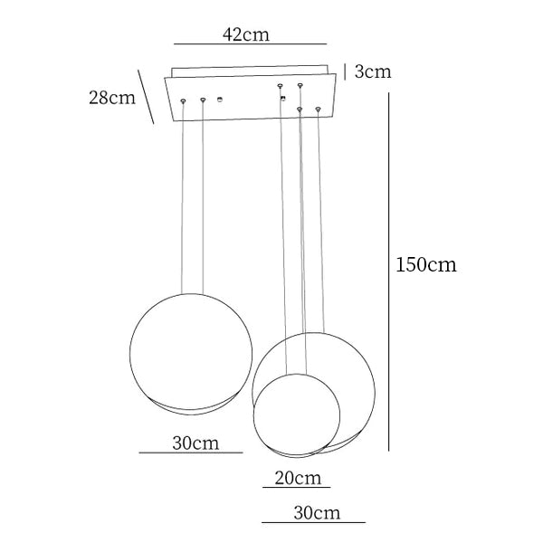 Cosmos Combination Pendant Light