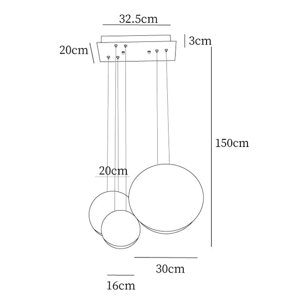 Cosmos Combination Pendant Light