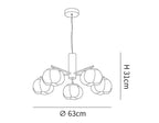 Cotton Balls Chandelier