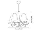 Cotton Linen Chandelier