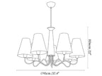 Cotton Linen Chandelier