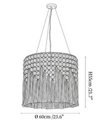 Cotton Tassel Pendant Lamp