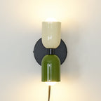 Couleur Double Plug In Wall Lamp