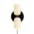 Couleur Double Plug In Wall Lamp