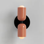 Couleur Double Plug In Wall Lamp