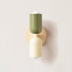 Couleur Double Plug In Wall Lamp