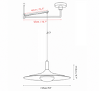 Crane Swing Arm Pendant Lamp