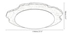 Crater Halo Ceiling Light