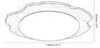 Crater Halo Ceiling Light