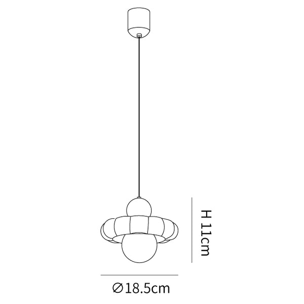 Cream Cloud Pendant Lamp