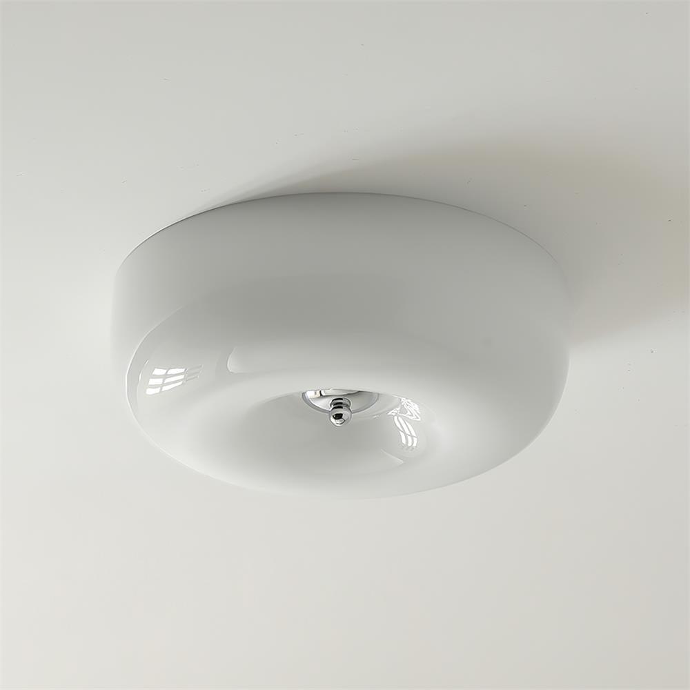 Cream Pudding Ceiling Lamp