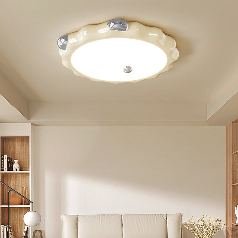 Cream Puff Ceiling Light
