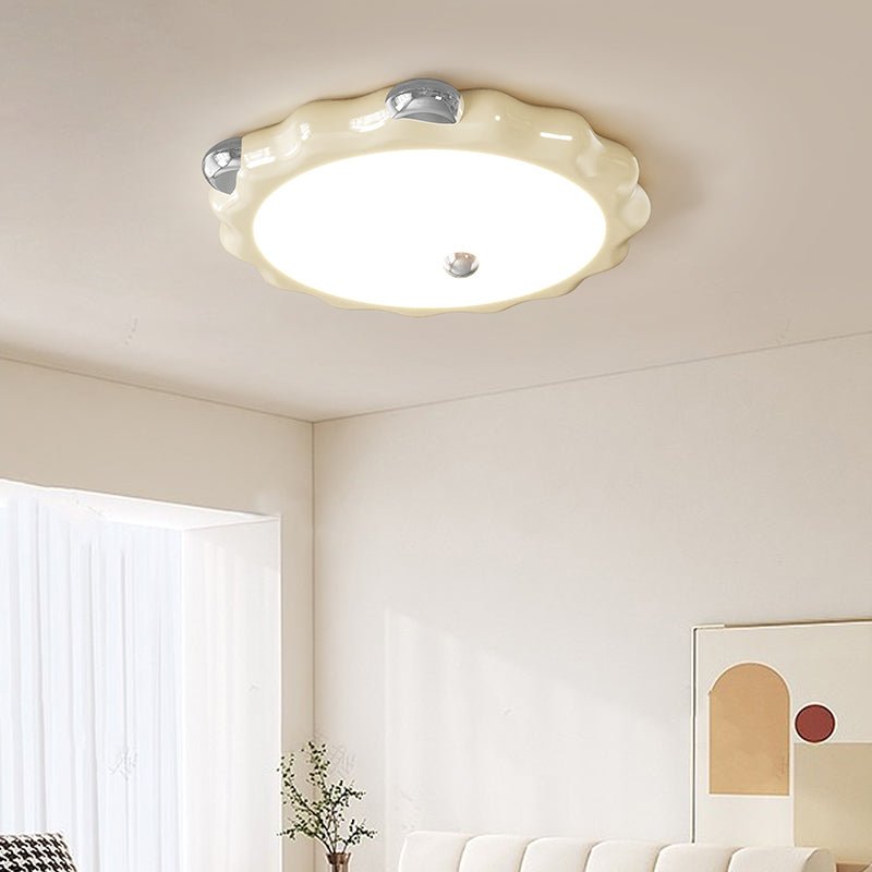 Cream Puff Ceiling Light
