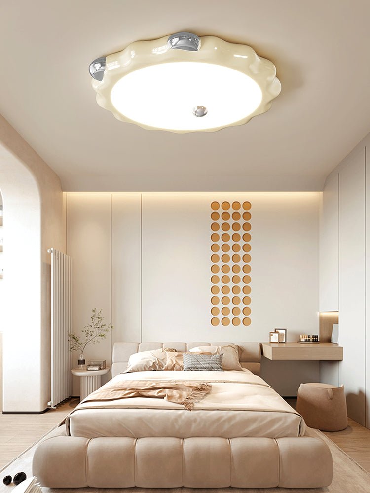 Cream Puff Ceiling Light