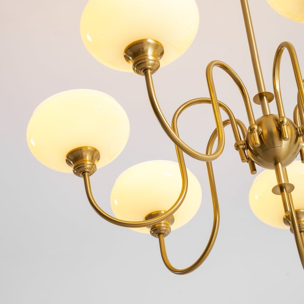 Creamy Persimmon Chandelier