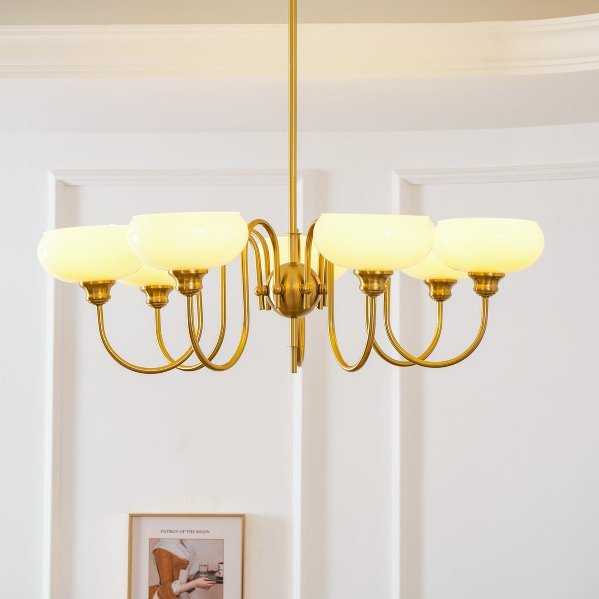 Creamy Persimmon Chandelier