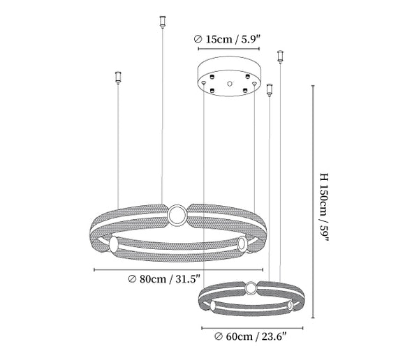 Creative Ring Chandelier