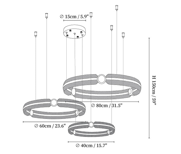 Creative Ring Chandelier