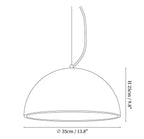 Crescent Glow Pendant Lamp