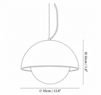Crescent Glow Pendant Lamp