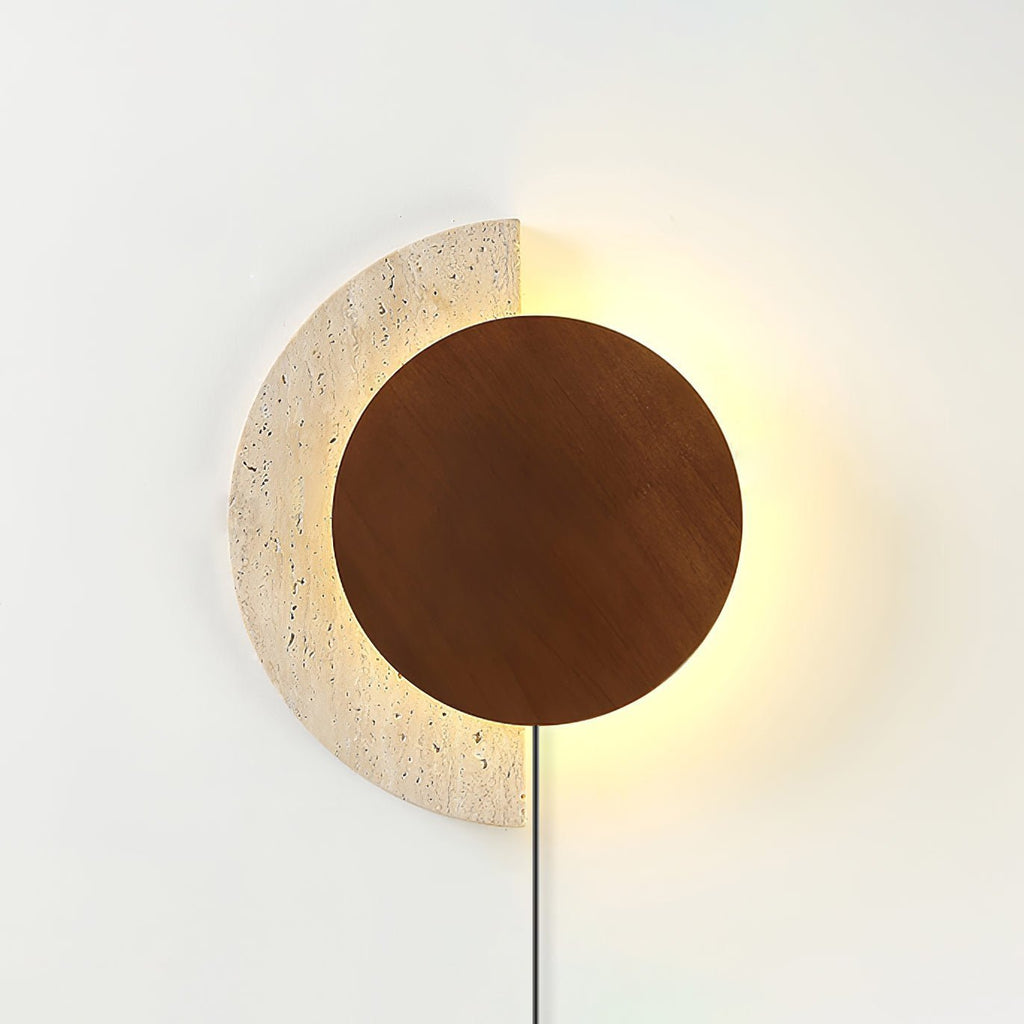 Crescent Halo Plug - in Wall Sconce