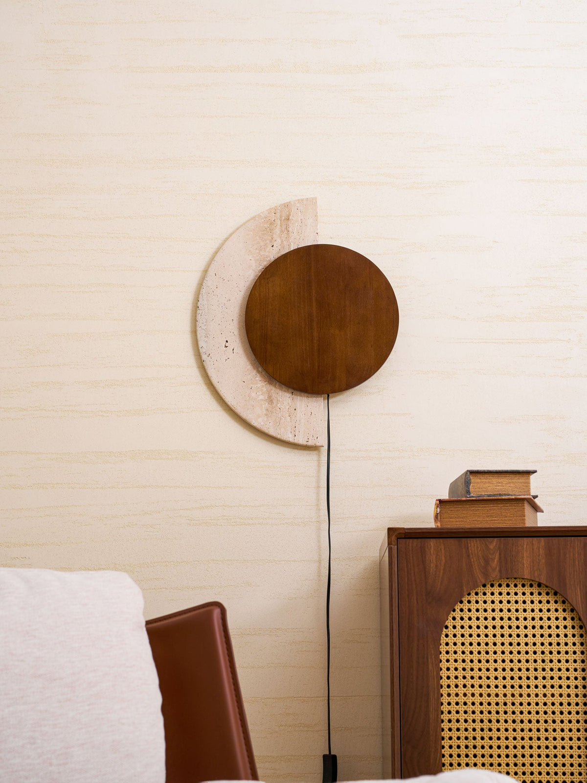 Crescent Halo Plug - in Wall Sconce